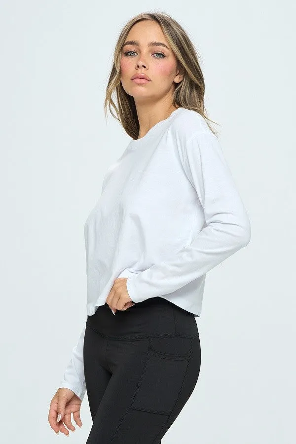Long Sleeve Crew Neck Tee