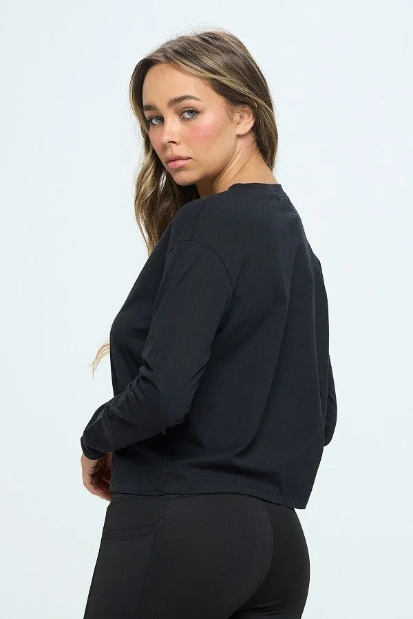 Long Sleeve Crew Neck Tee
