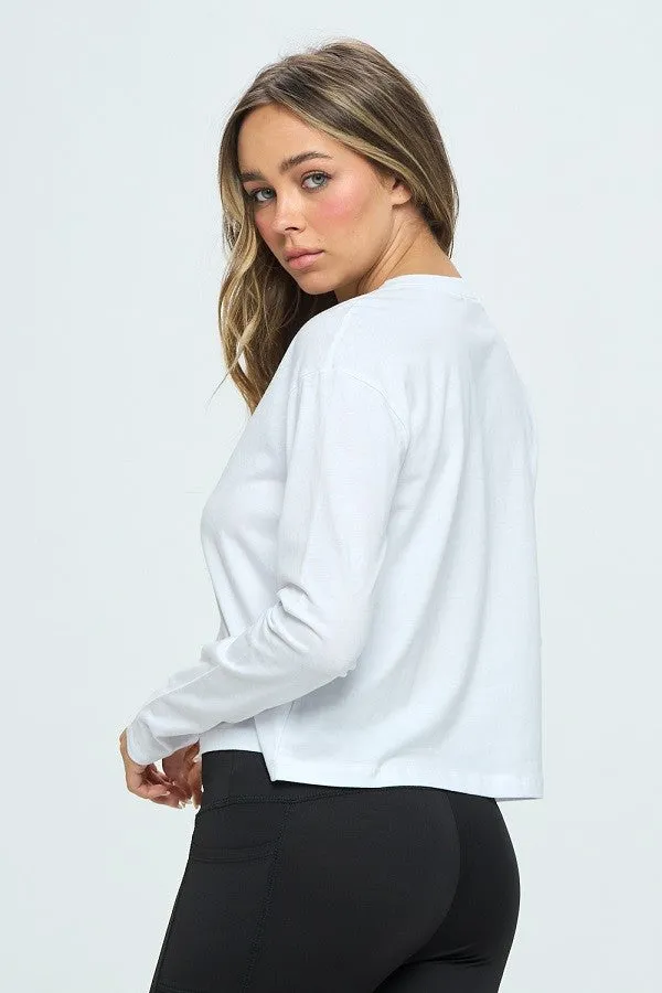 Long Sleeve Crew Neck Tee