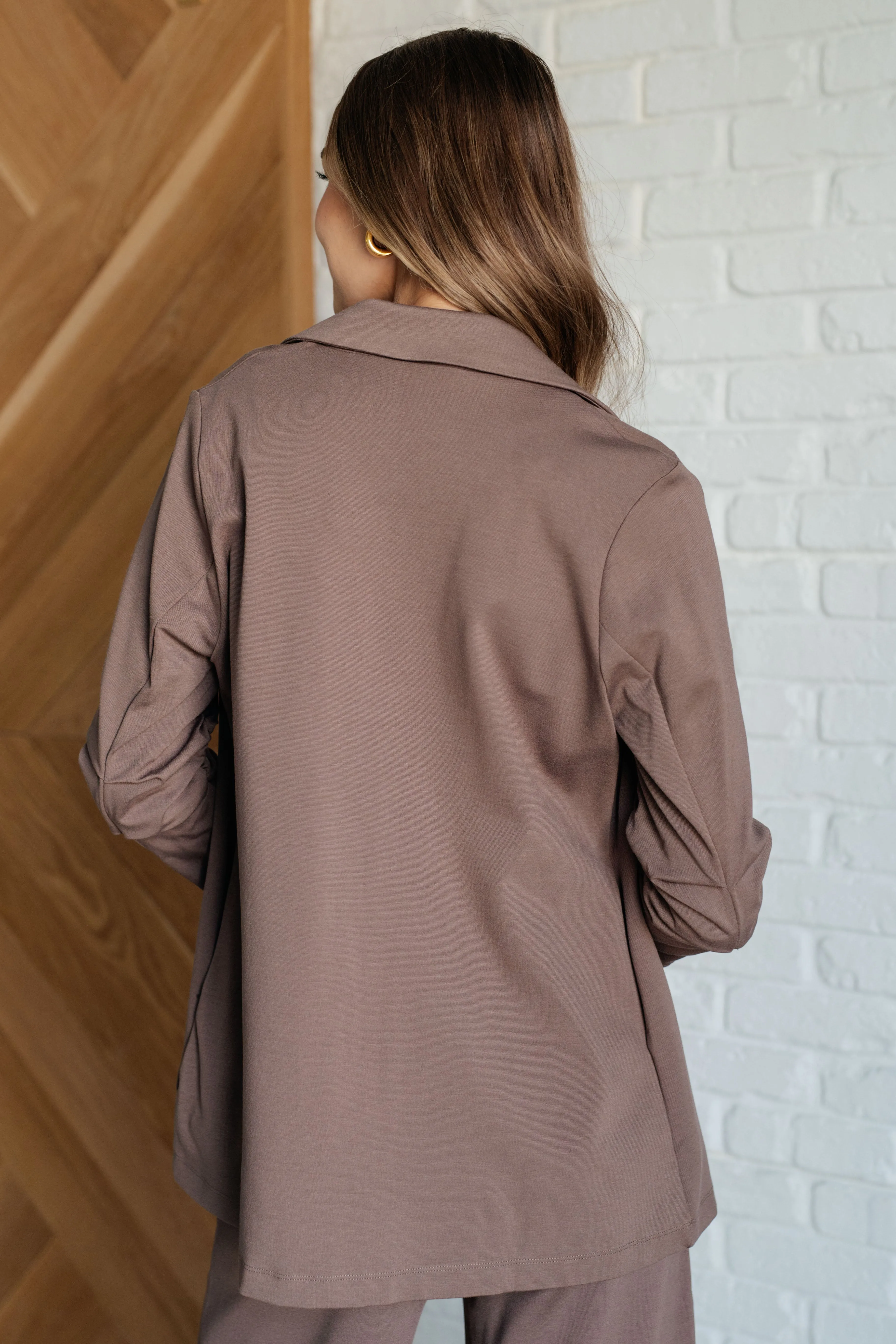 Magic 3/4 Blazer in Dark Mocha (Online Exclusive)