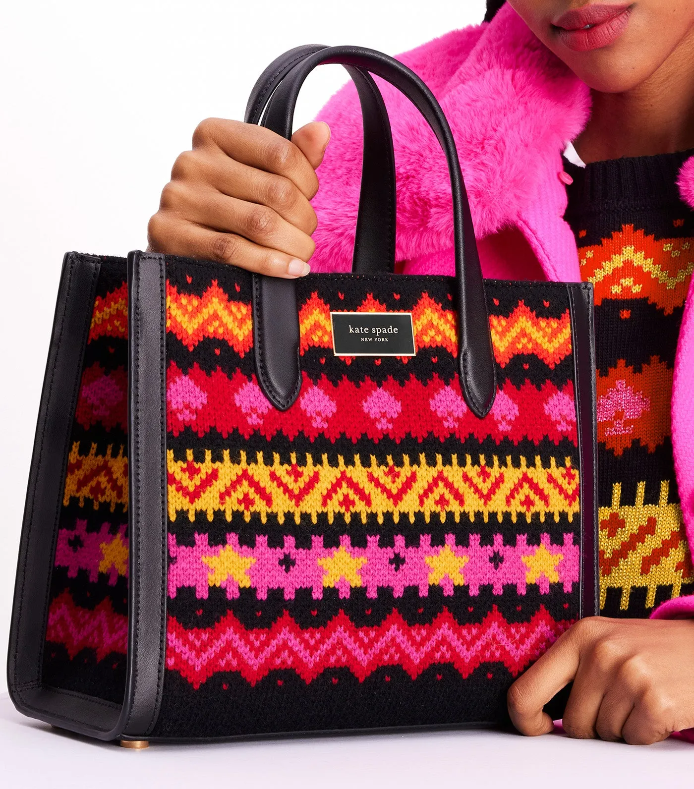 Manhattan Carnival Fair Isle Small Tote