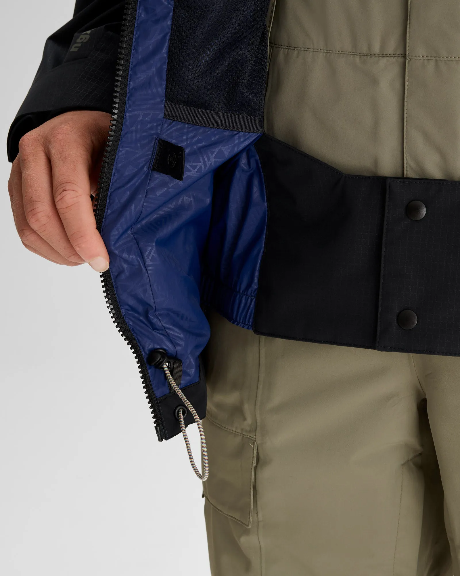Men's PWDR-Days 2L Shell Snow Jacket - Black Stingray