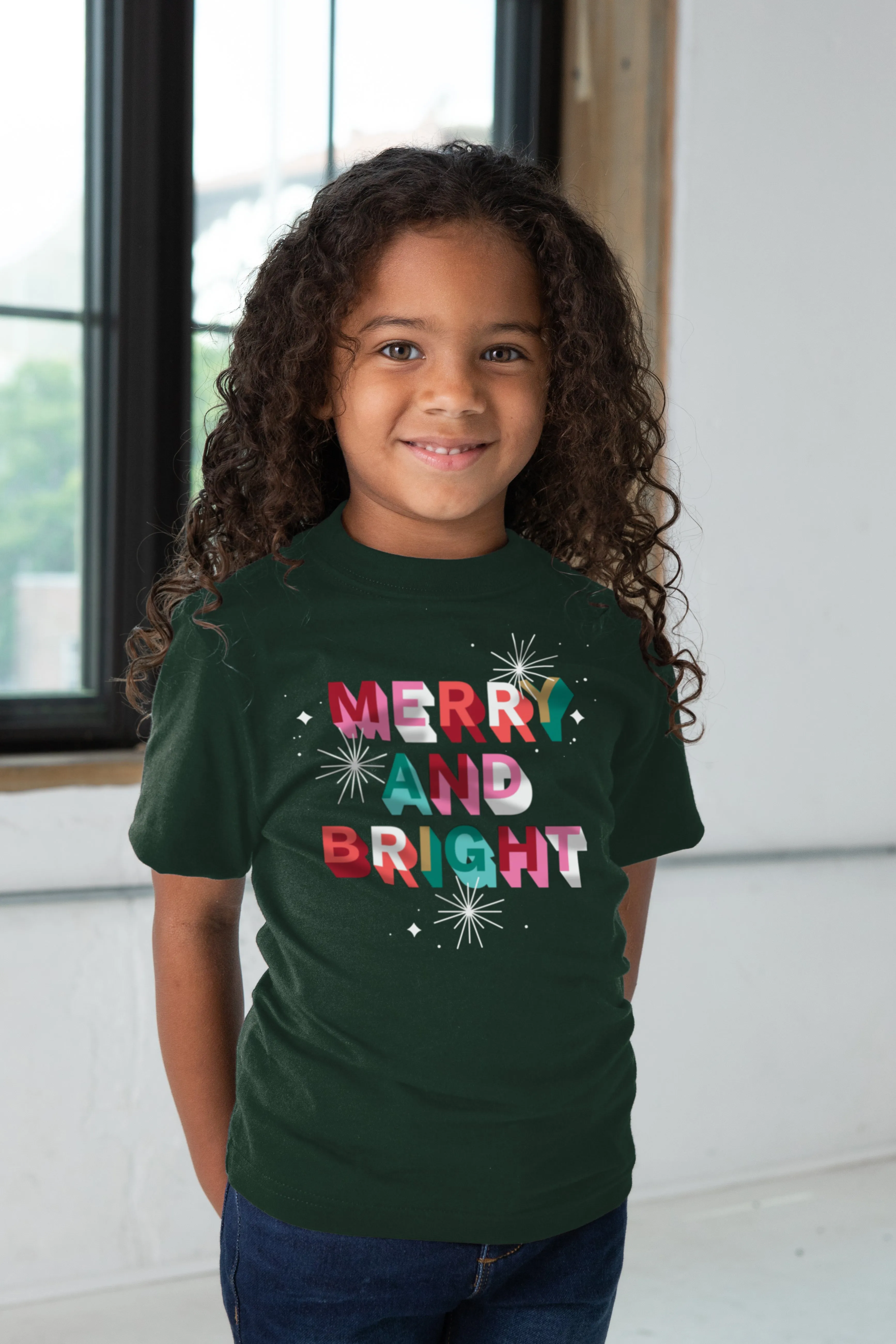 Merry and Bright Youth Eco-Cotton Tee