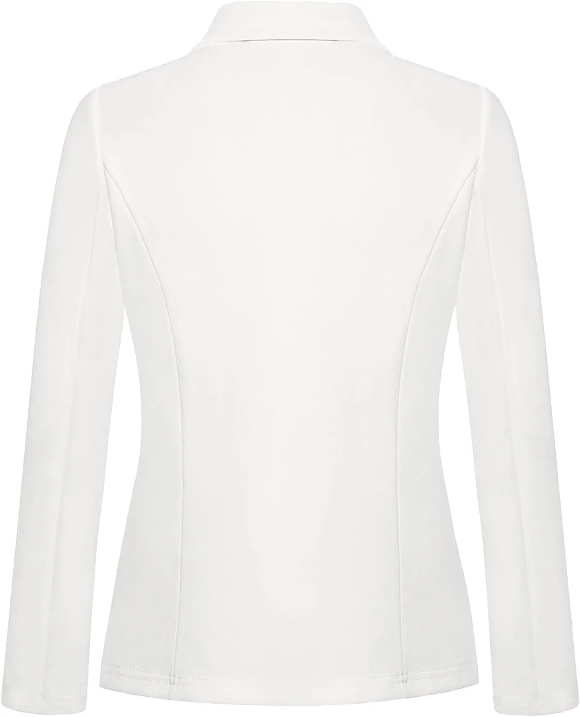MINTLIMIT Women's Button Front Blazers Long Sleeve Lapel Stretch Casual Office Work Business Blazer Suit Jacket with Pockets