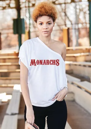 Monarchs Off-The-Shoulder Tee