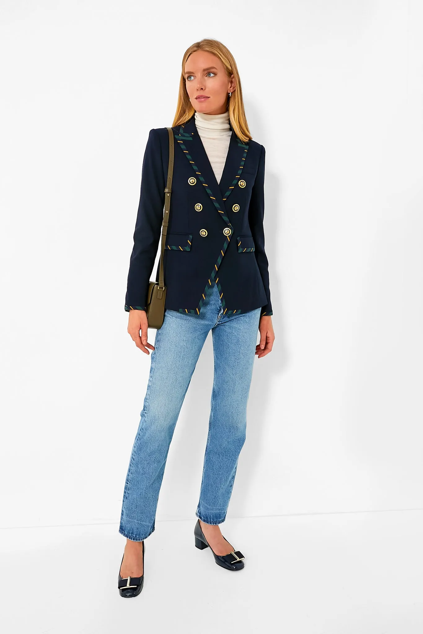 Navy Stripe Miller Dickey Jacket
