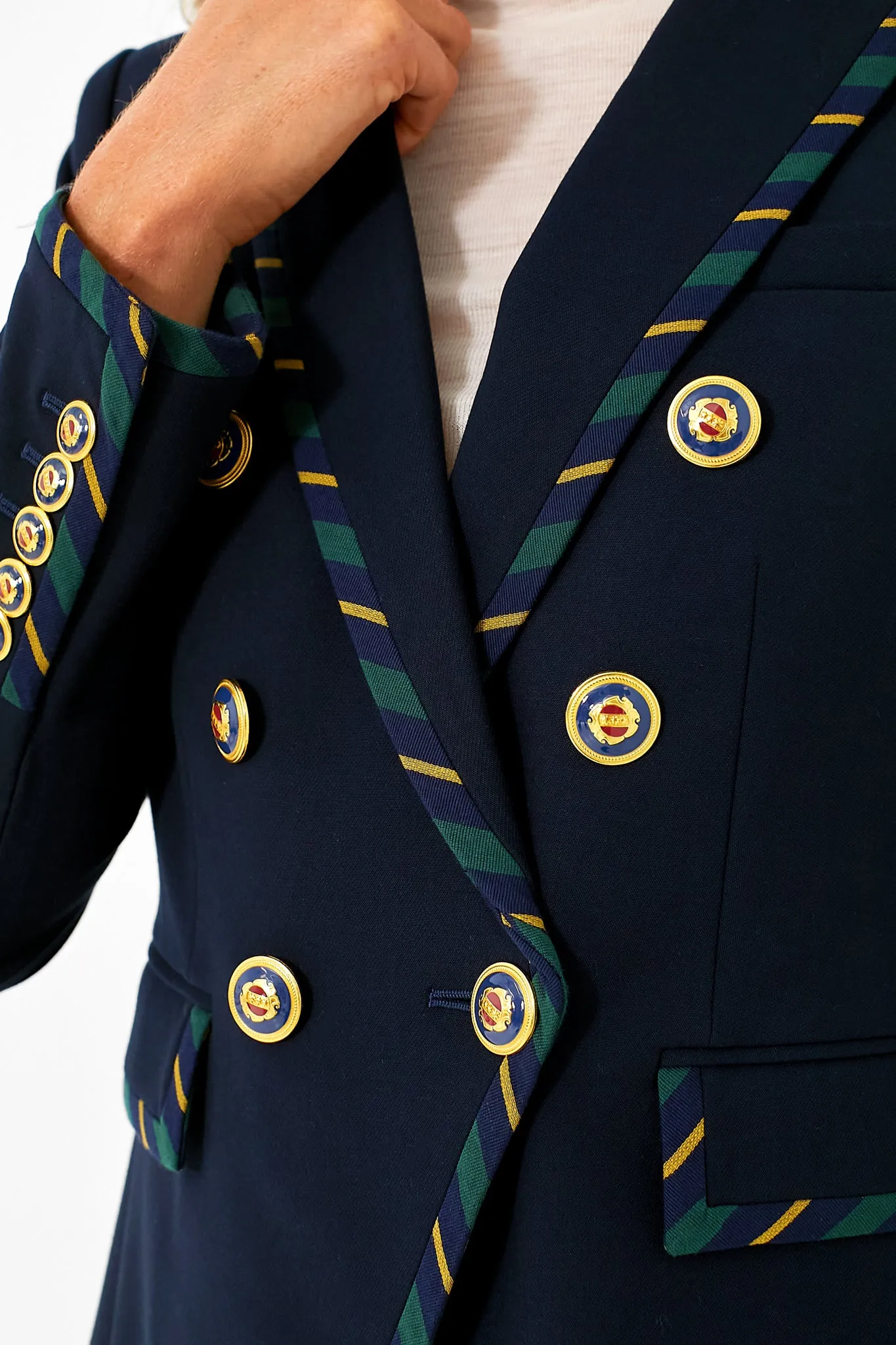 Navy Stripe Miller Dickey Jacket