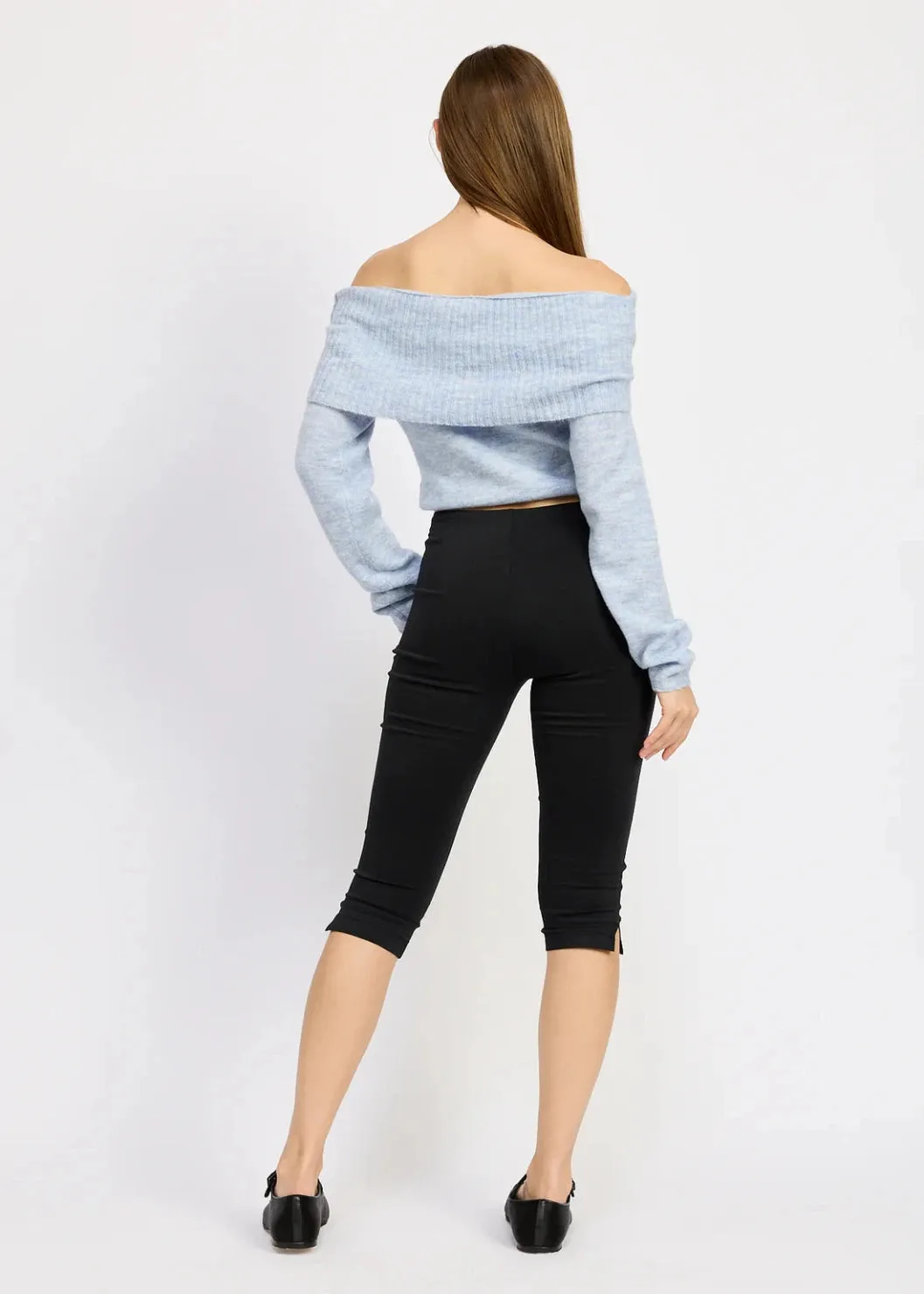 off shoulder sweater