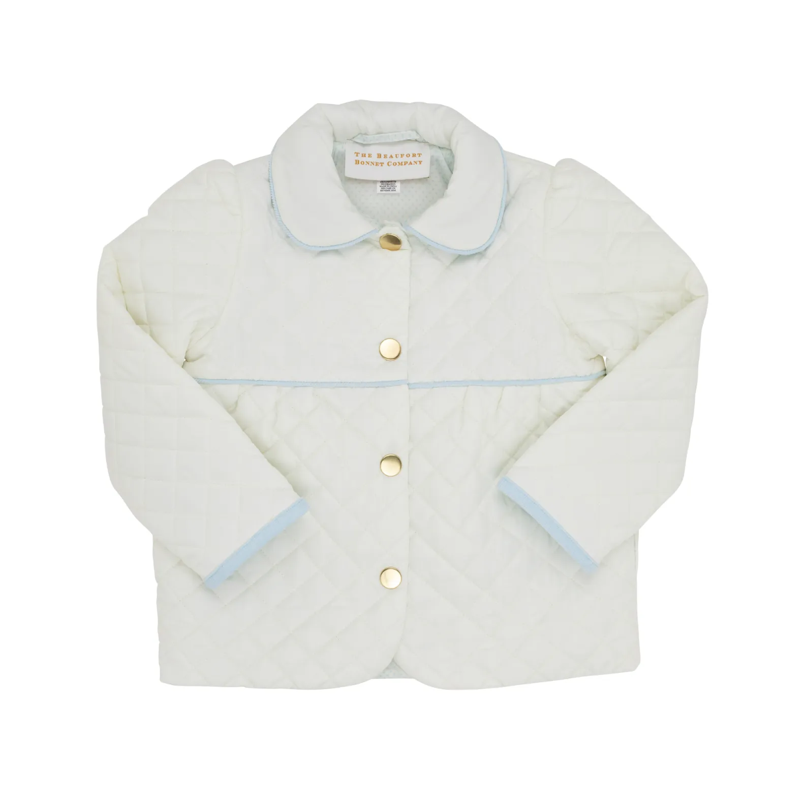 Palmetto Pearl/Buckhead Blue Carlyle Quilted Coat