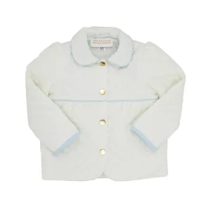 Palmetto Pearl/Buckhead Blue Carlyle Quilted Coat