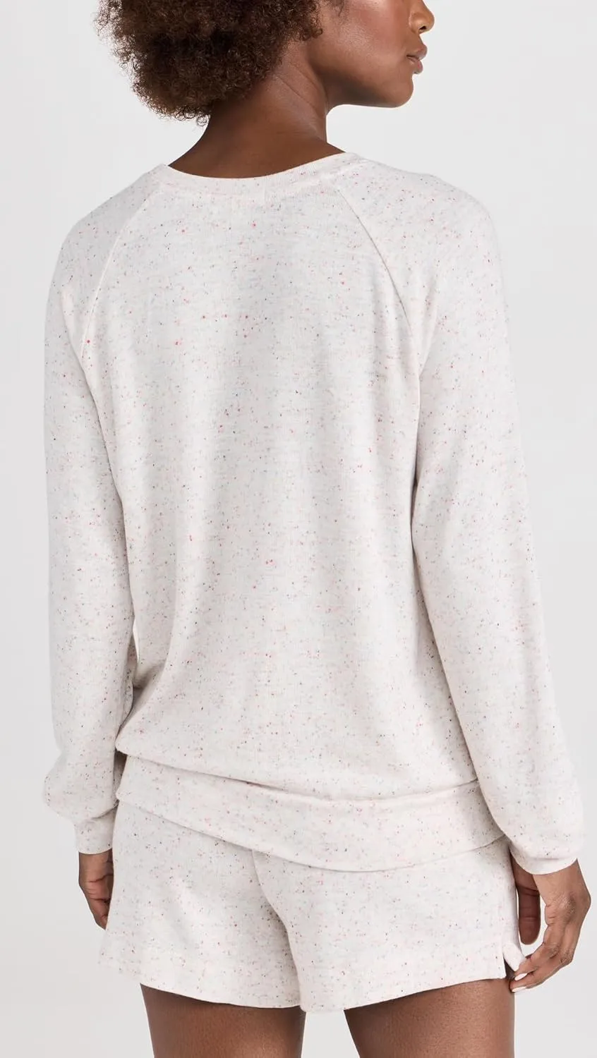 PJ Salvage Women's Loungewear Cozy Confetti Long Sleeve Top
