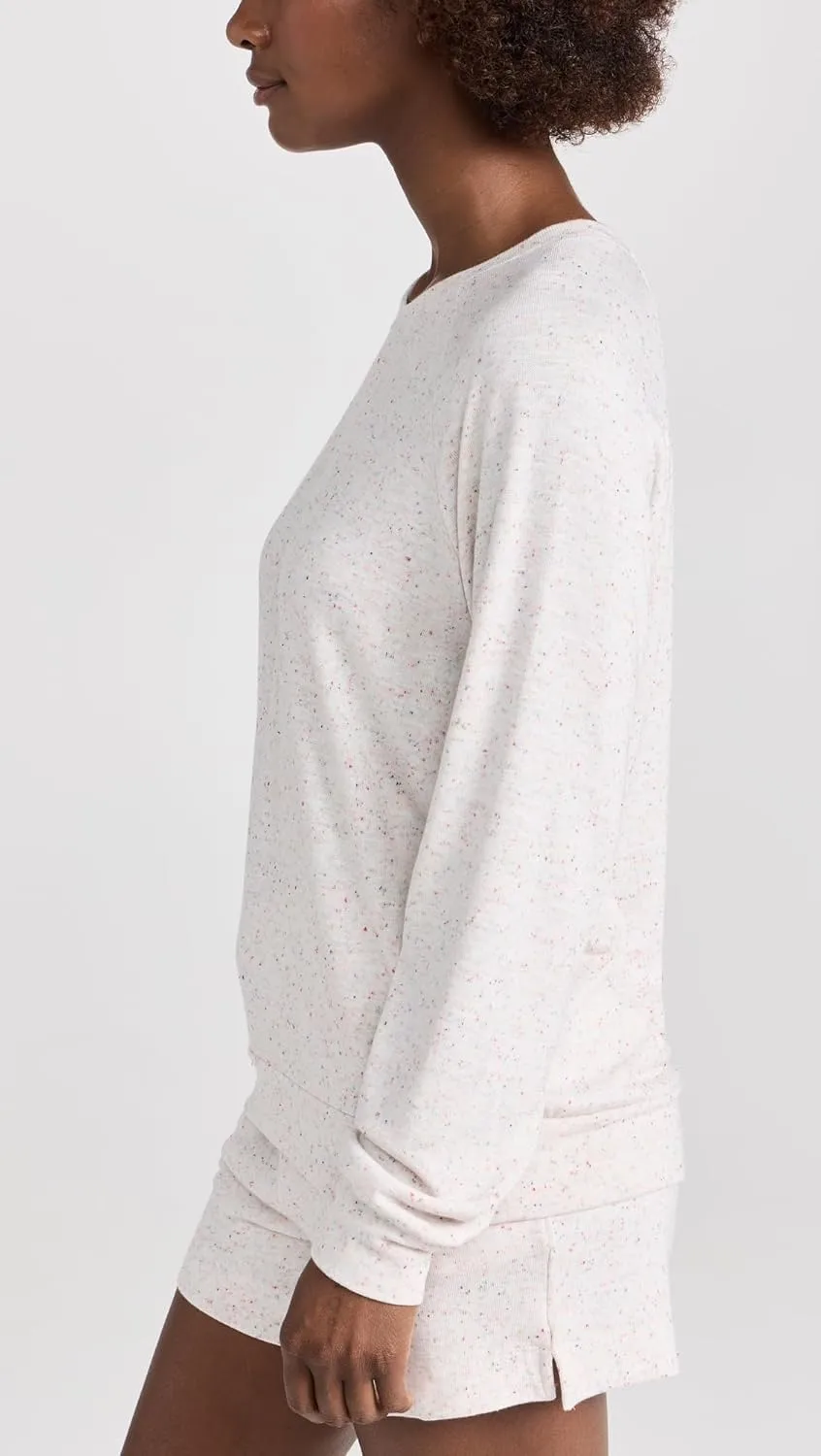PJ Salvage Women's Loungewear Cozy Confetti Long Sleeve Top