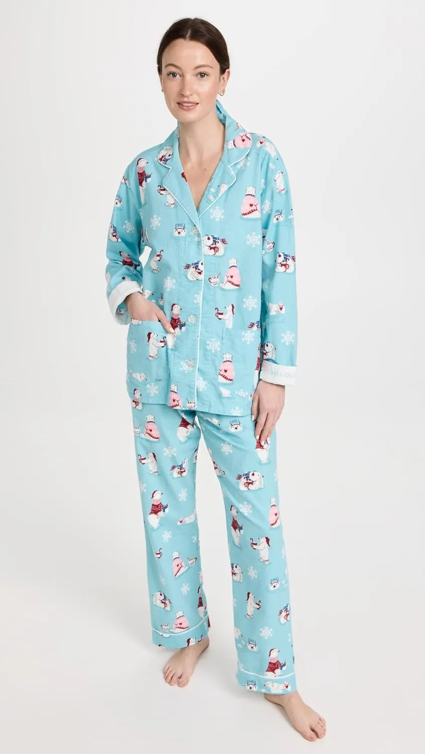 PJ Salvage Women's Loungewear Flannels Pajama Pj Set