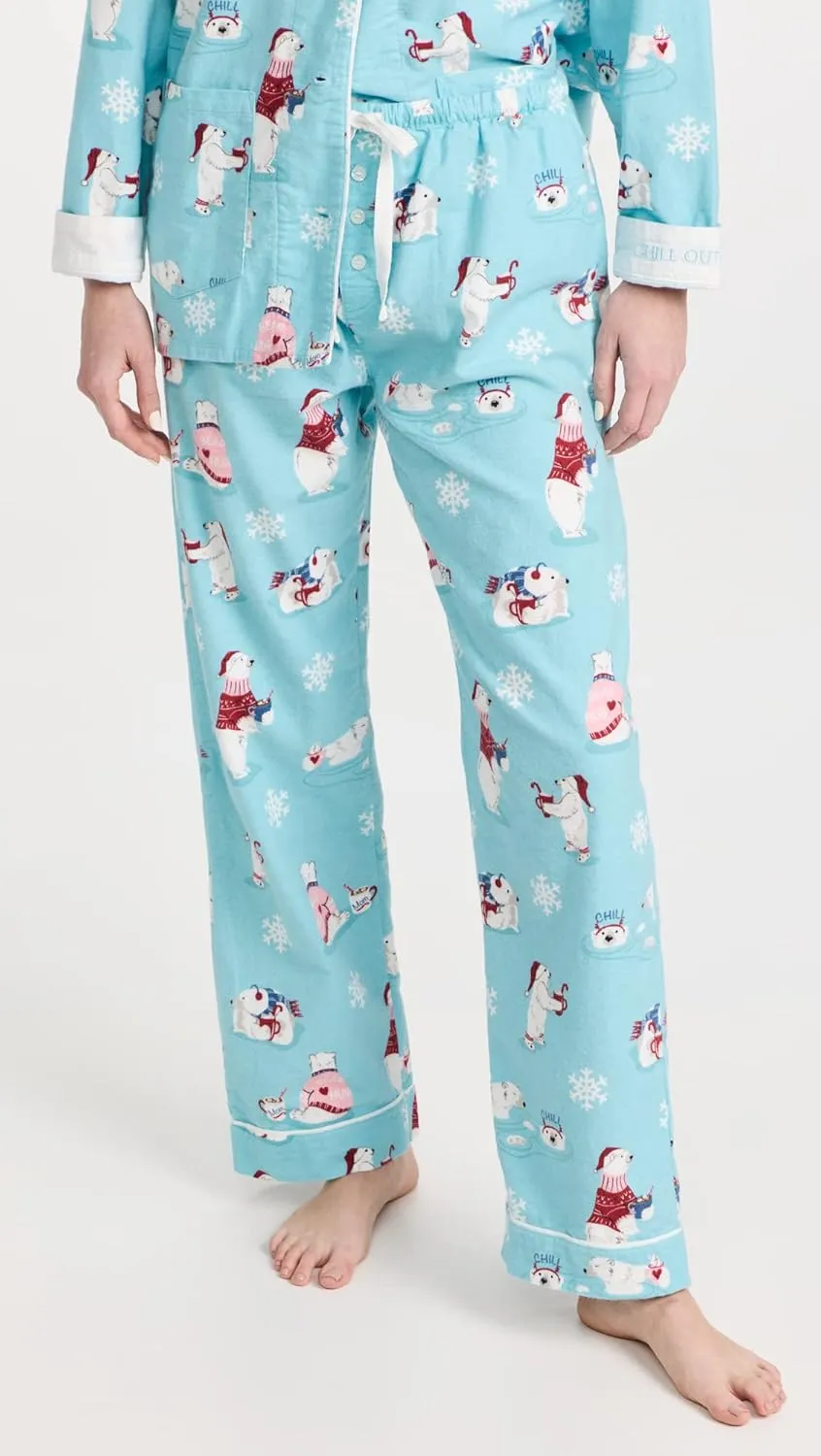 PJ Salvage Women's Loungewear Flannels Pajama Pj Set