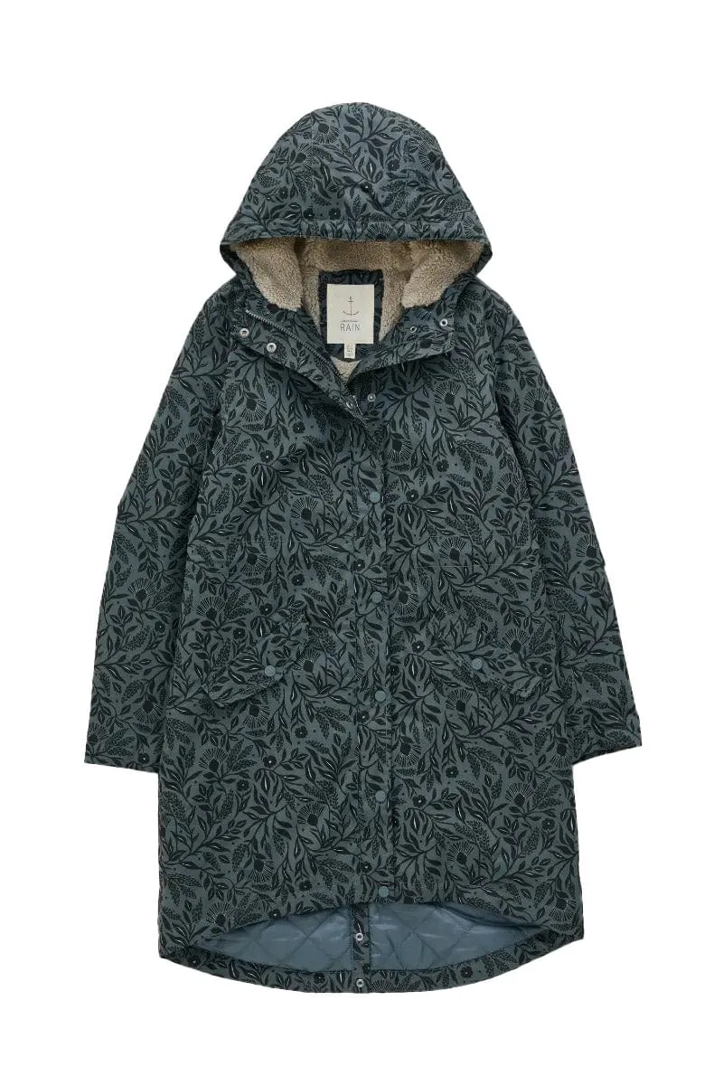 Plant Hunter 2 Waterproof Coat - Folk Meadow Nickel