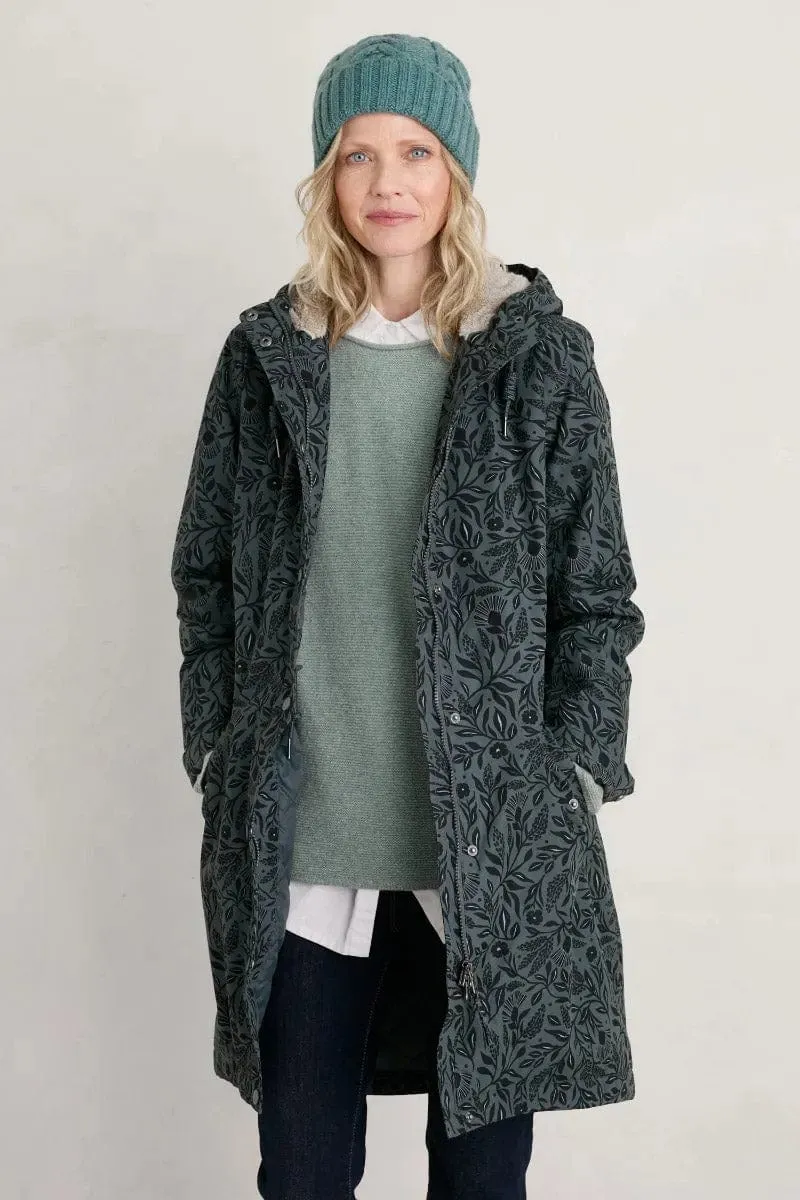 Plant Hunter 2 Waterproof Coat - Folk Meadow Nickel