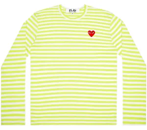 Red Emblem With Fluo Stripes Tee