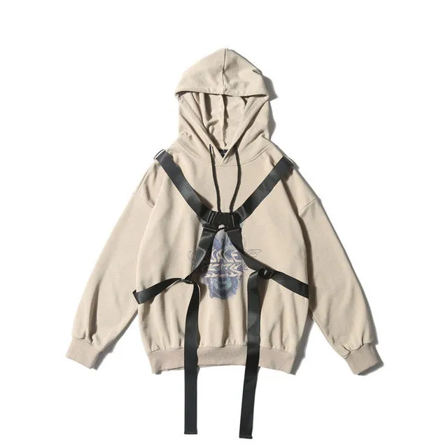Removable Buckle Hoodies