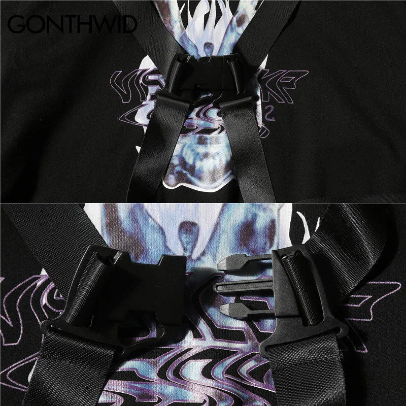 Removable Buckle Hoodies