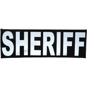 Sheriff Reflective - 4x12 Patch