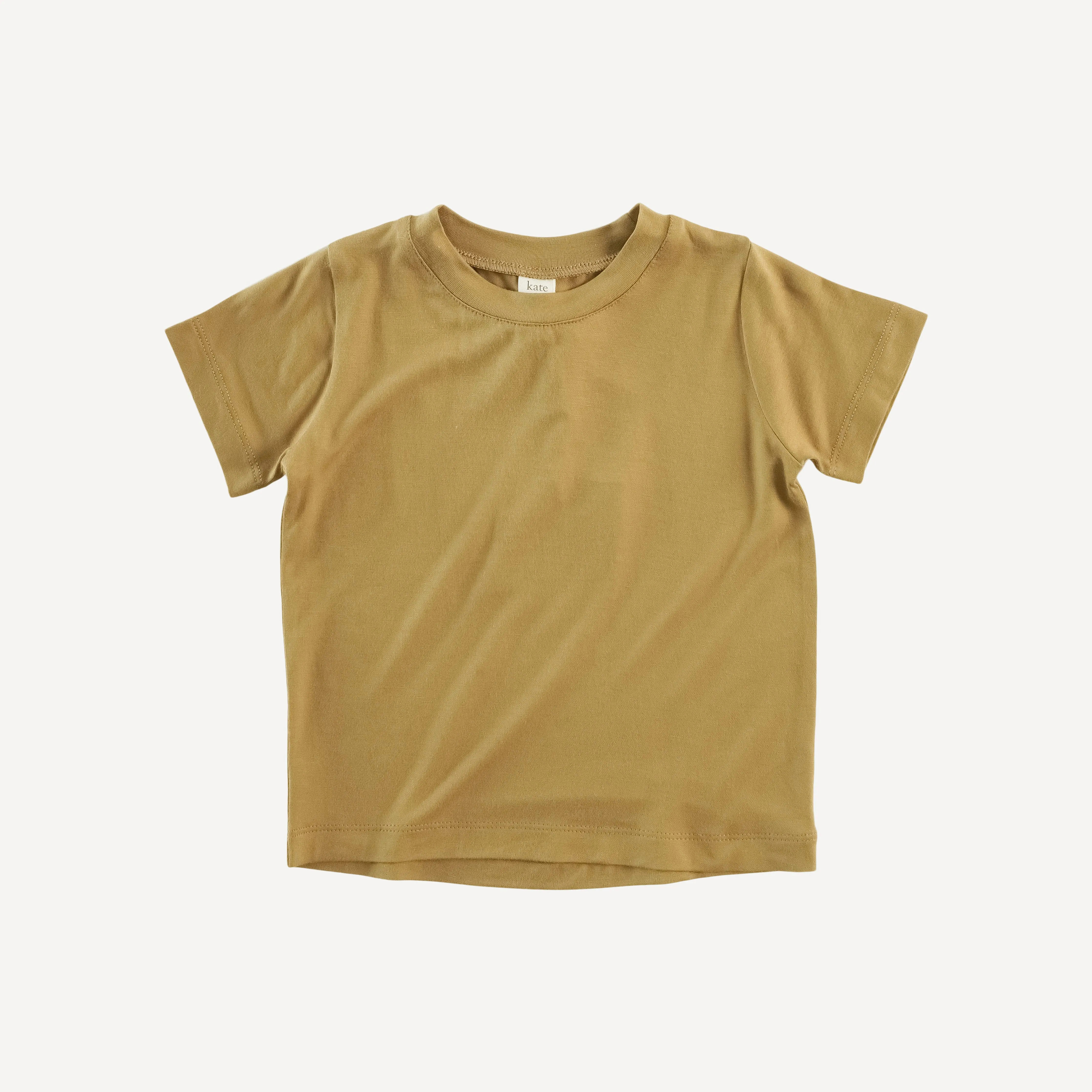 short sleeve essential boxy tee | fennel | bamboo