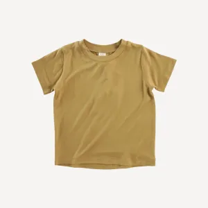 short sleeve essential boxy tee | fennel | bamboo