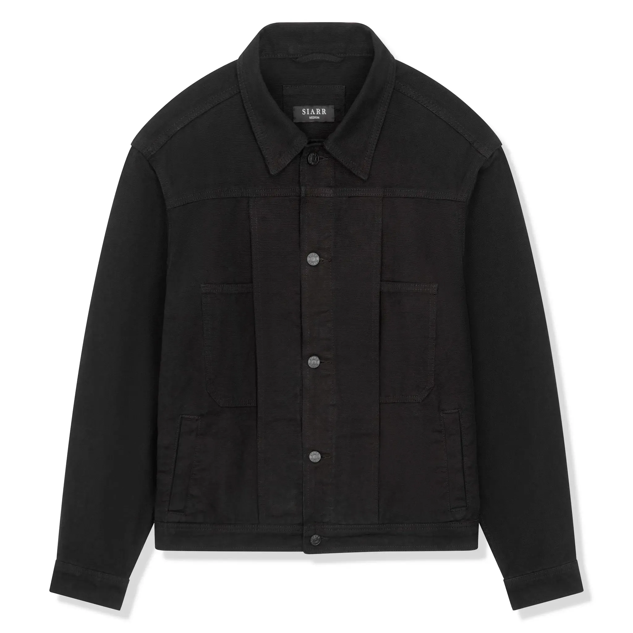 SIARR Black Denim Jacket