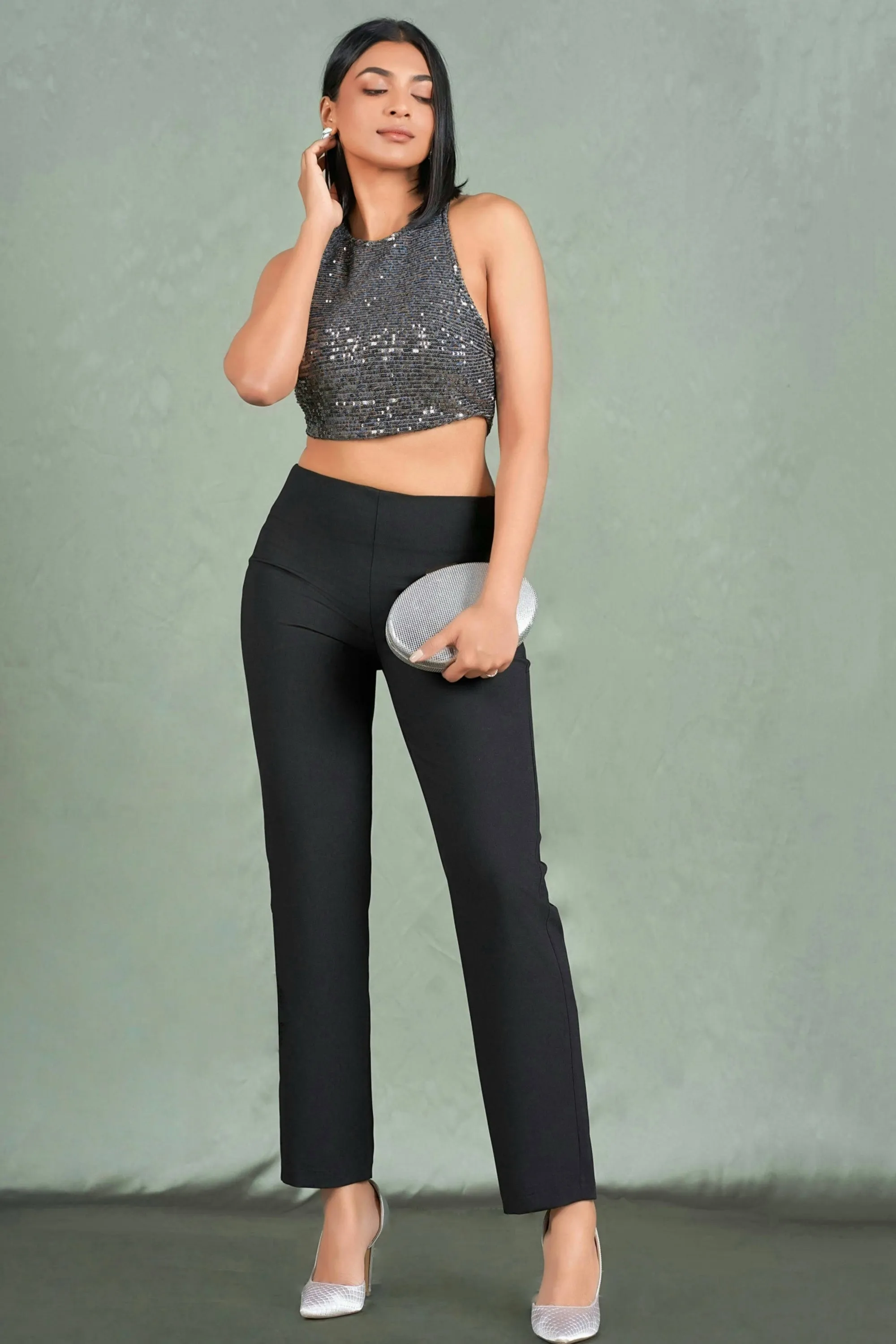 Slim Fit Panel Pant