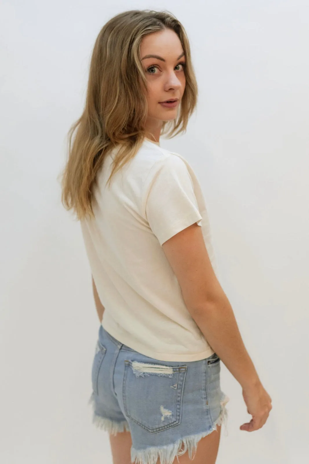 Sooners Stadium Cropped Tee