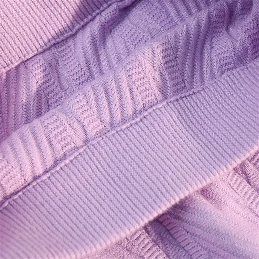 Spring Winter Pleated Knitted Skirt Women Elastic High Waist A-Line All-Match Party Mini Skirt