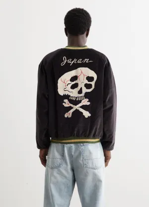 Sulfer Dyed Velvet Souvenir Jacket (RAINSKULL)