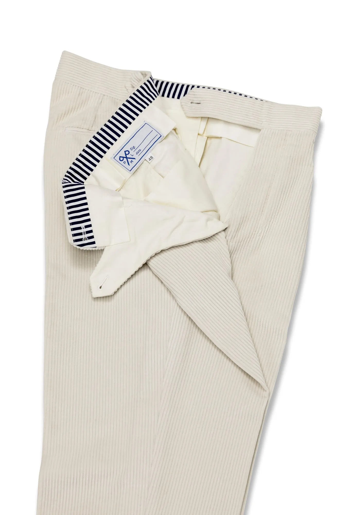 SUMMER SALE   PML_Corduroy Medium Wale_ White