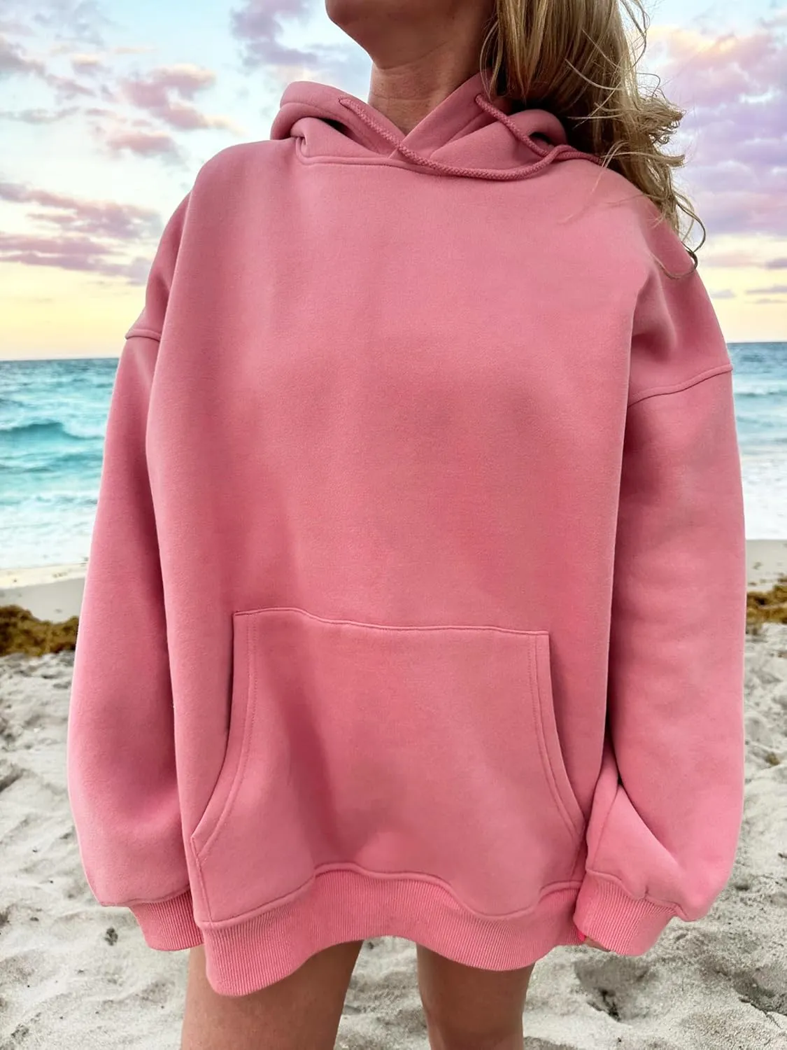 Surfing Graphic Hoodies for Women Y2K Long Sleeve Oversized Sweatshirt Teen Girls Preppy Pullover Sweater Hooded
