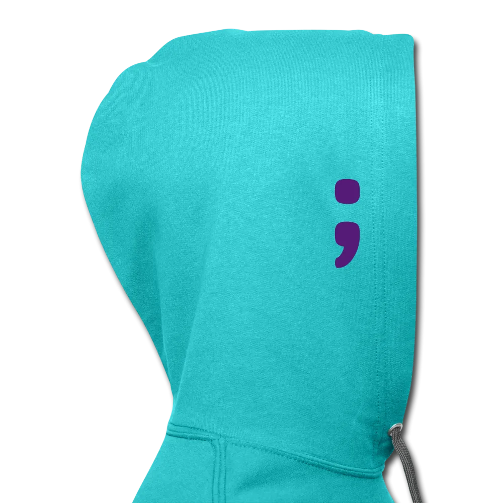 *SWEARY* Contrast Hoodie WordCloud Heart/Classic Logo