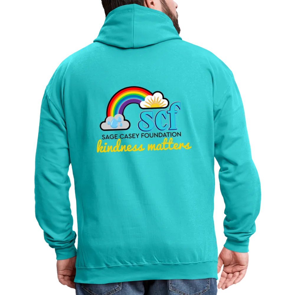 *SWEARY* Contrast Hoodie WordCloud Heart/Classic Logo