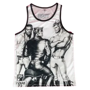 Tom of Finland Tom 73 mesh tank top white