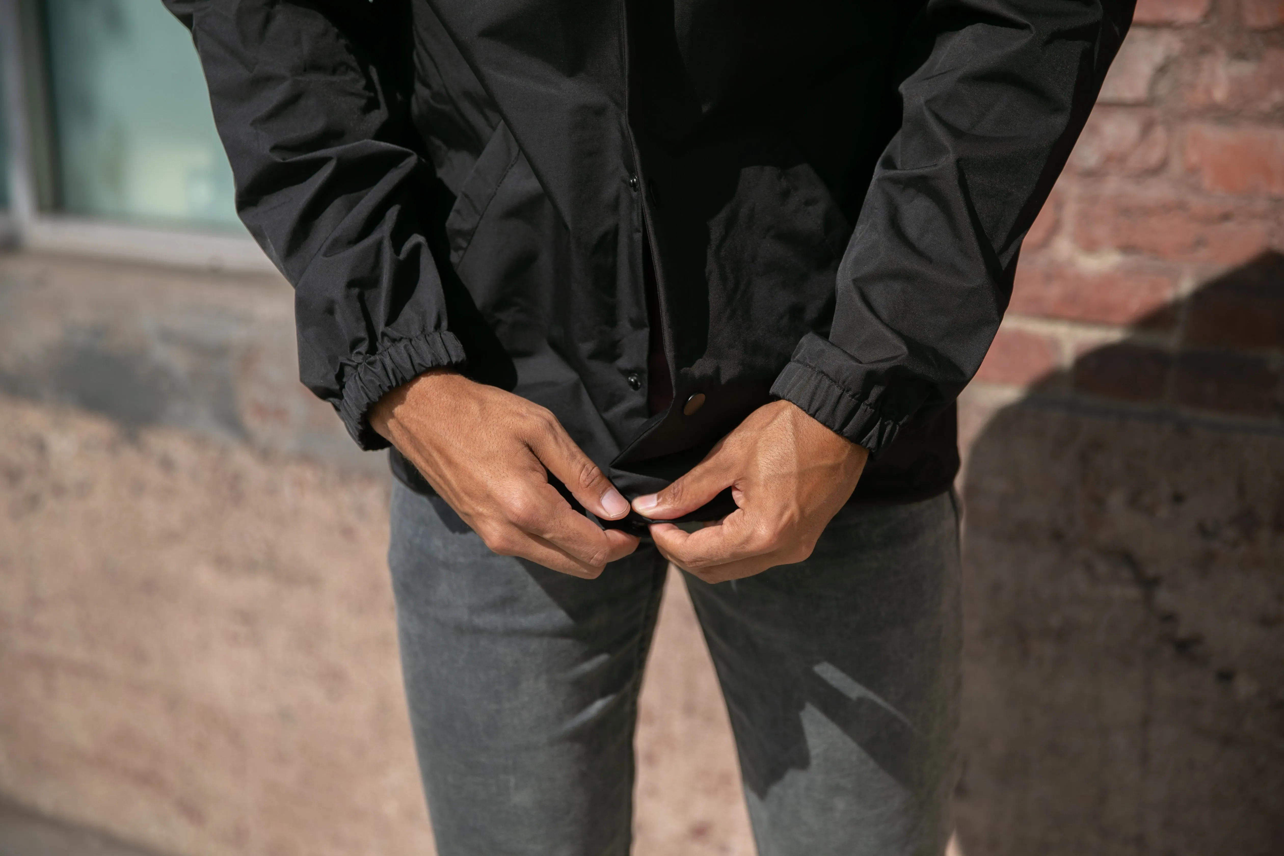 Water Resistant Windbreaker Coaches Jacket