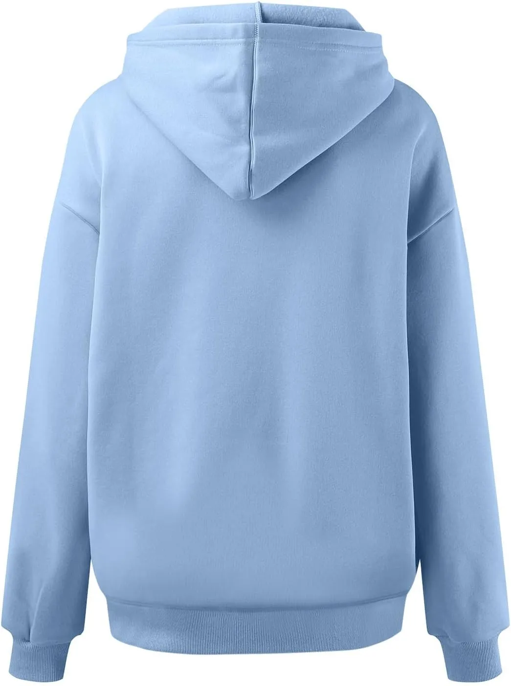 Women Oversized Hoodies Solid Color Fashion Y2K Hooded Sweatshirts With Pockets Winter Fall Plus Size Athletic Tops