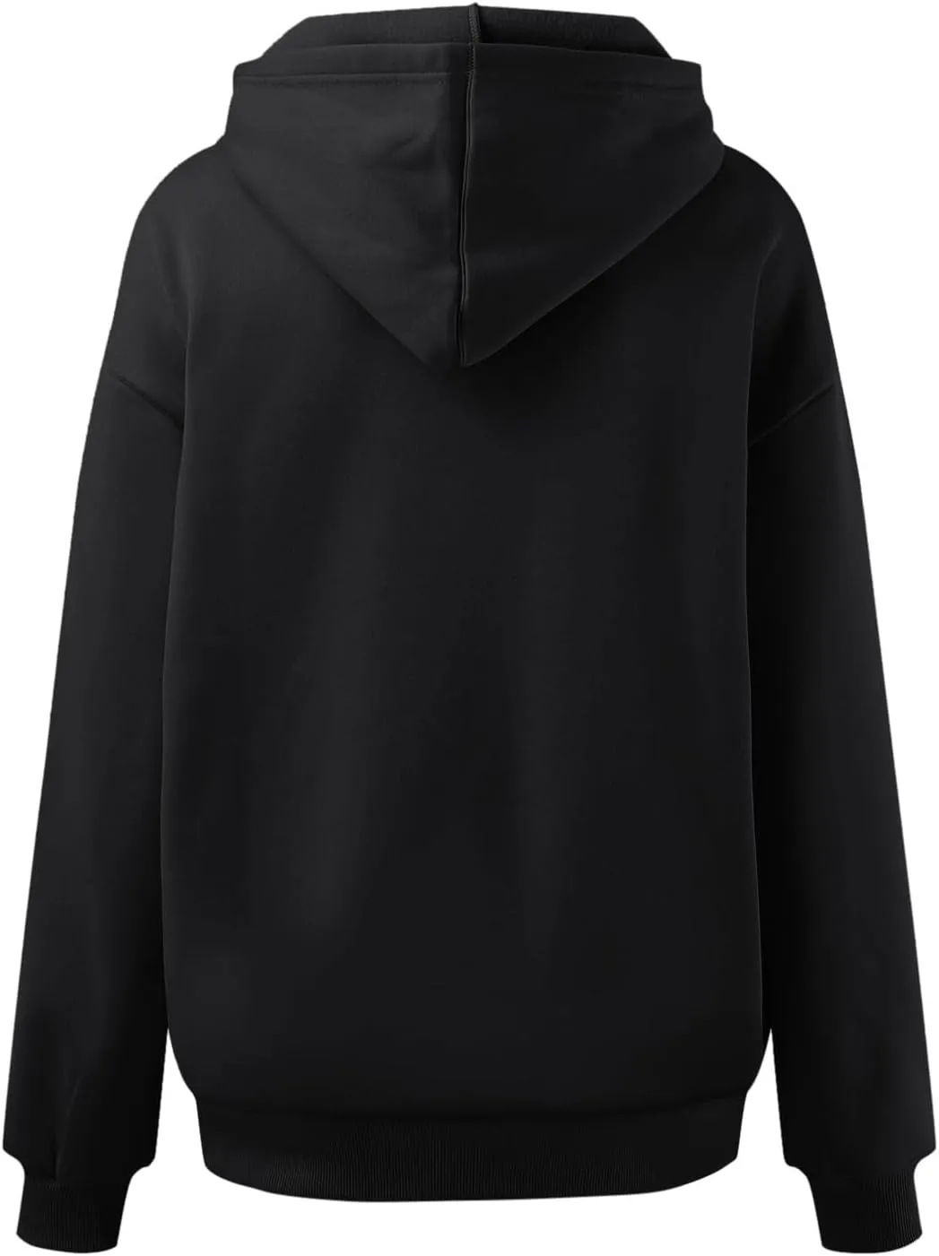Women Oversized Hoodies Solid Color Fashion Y2K Hooded Sweatshirts With Pockets Winter Fall Plus Size Athletic Tops
