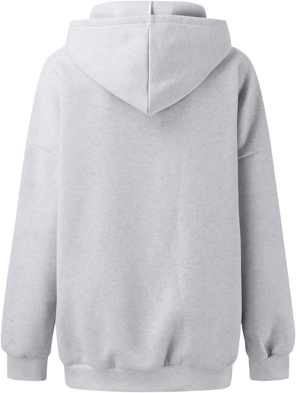 Women Oversized Hoodies Solid Color Fashion Y2K Hooded Sweatshirts With Pockets Winter Fall Plus Size Athletic Tops