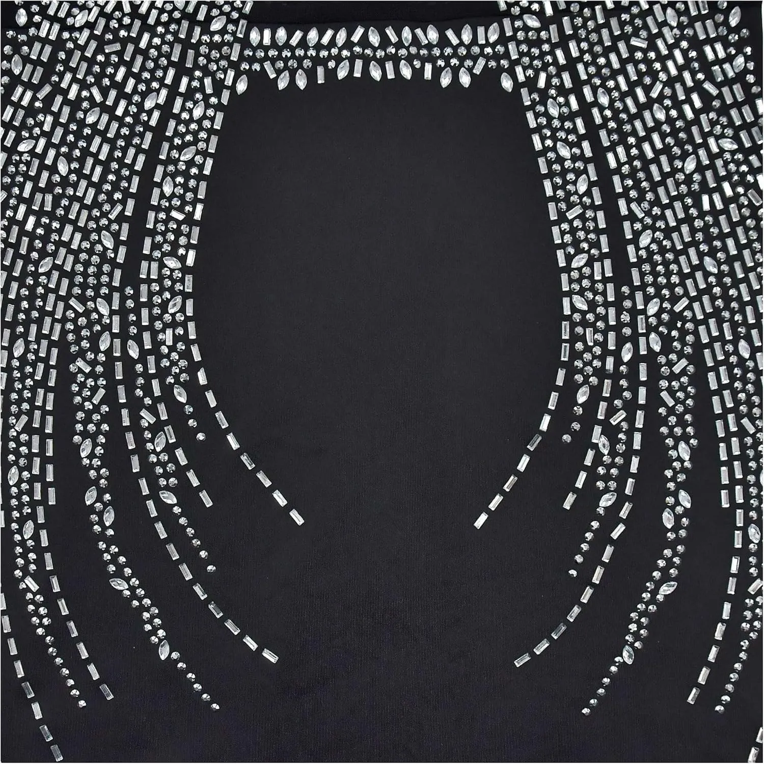 Women Sexy Embellished Rhinestone Bodycon Jumpsuit Mesh See Through Patchwork Birthday Party Night Out Clubwear
