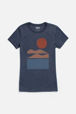 Women's Alpenglow Tee / Navy