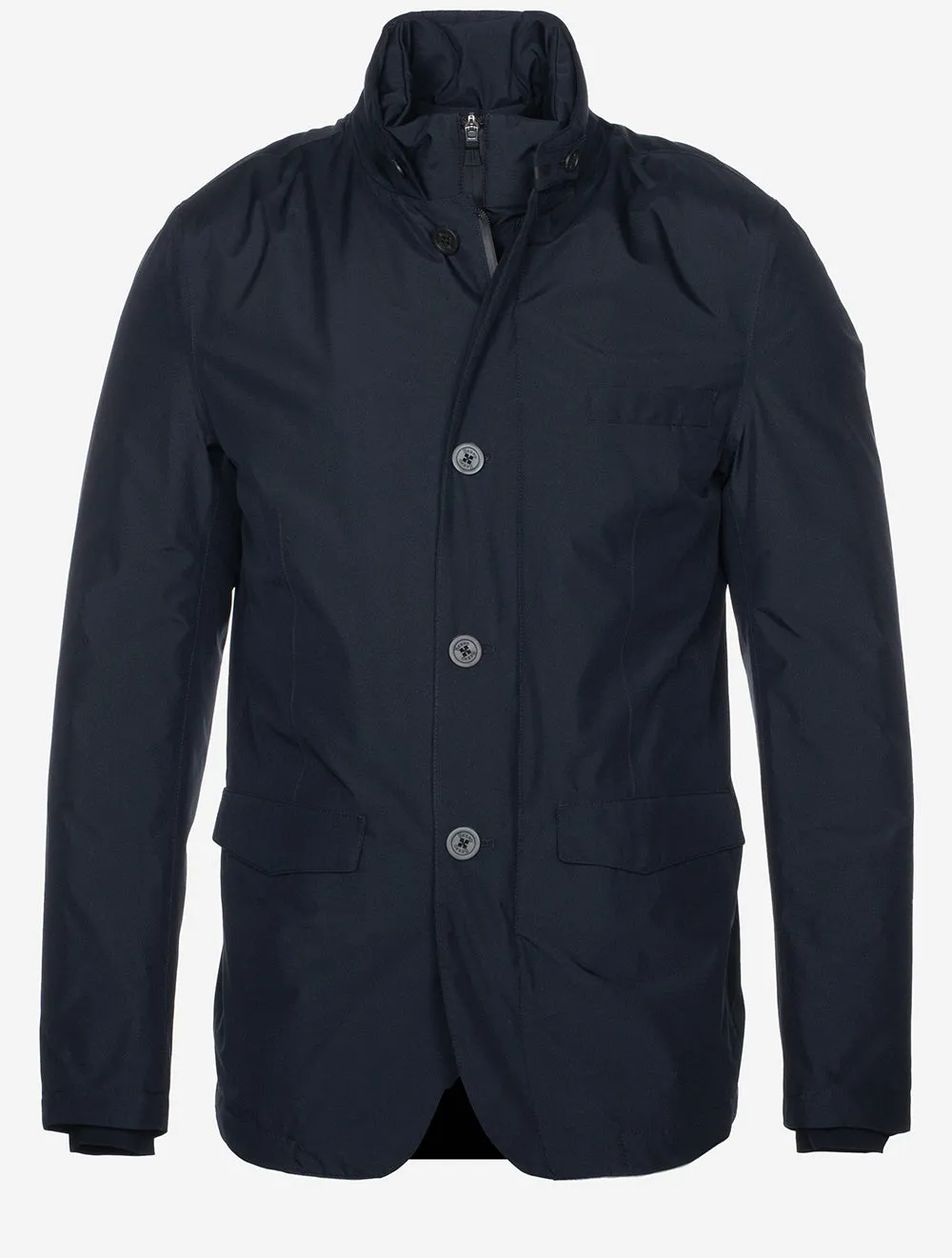 Woven Rain Jacket Dark Navy