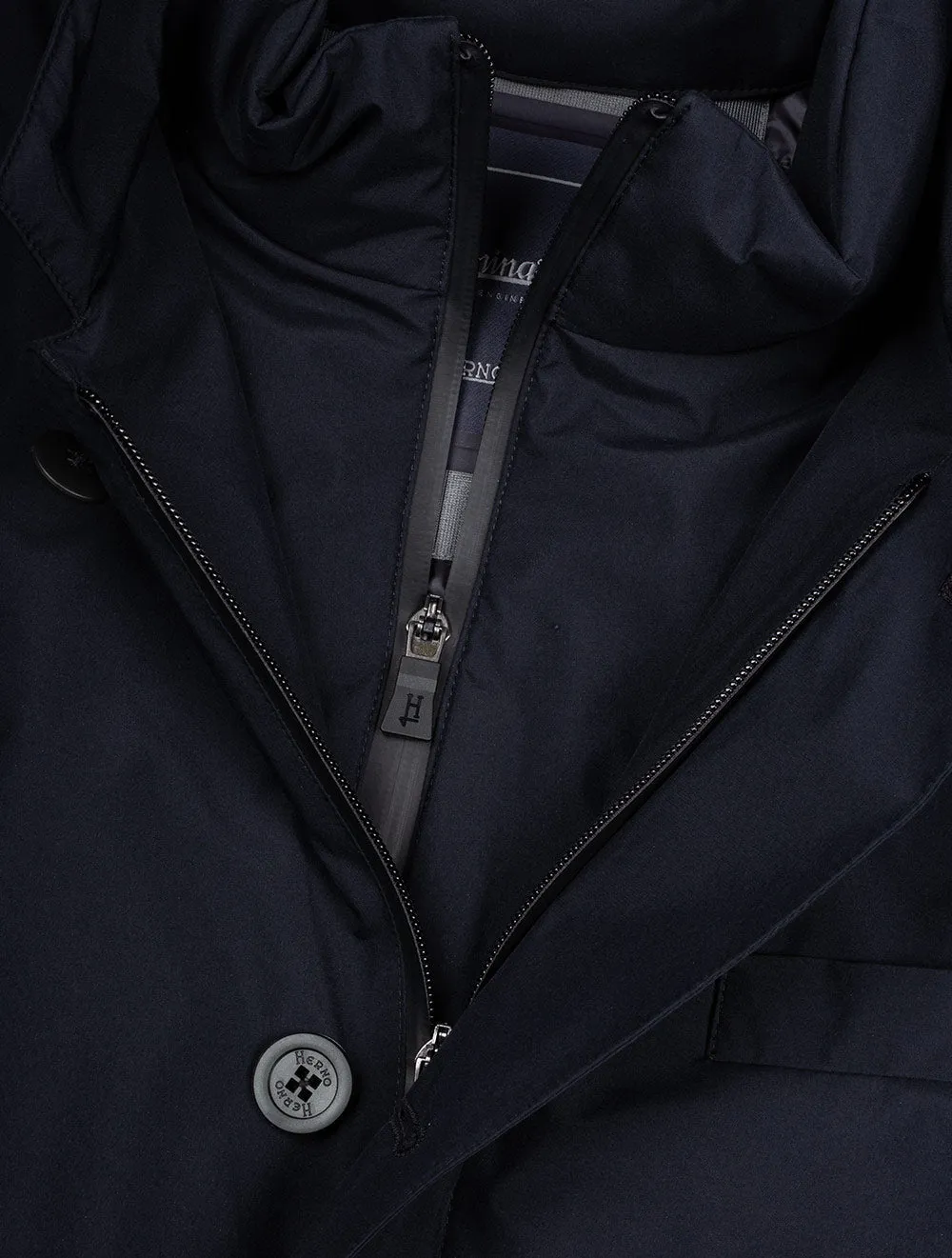 Woven Rain Jacket Dark Navy