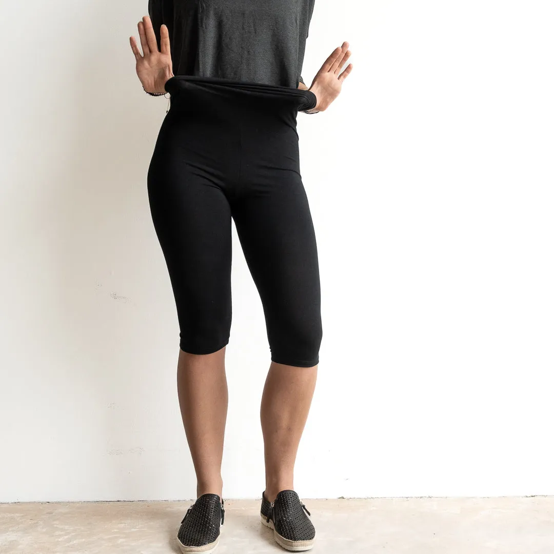 Yoga Legging Tights in Bamboo - 3/4 Length